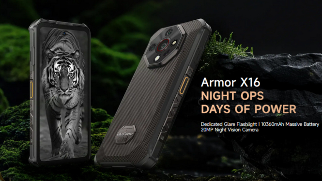 Ulefone Armor X16: Ponsel Tangguh dengan Night Vision