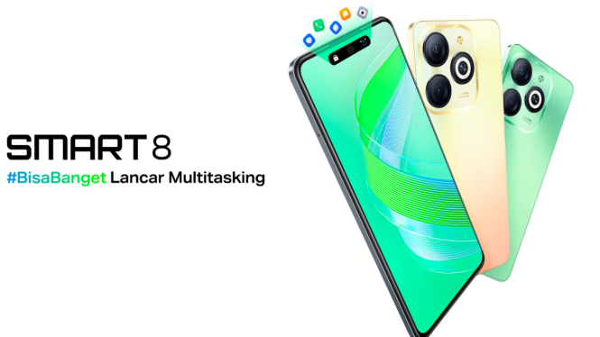 Infinix Smart 8 (2025) – Fitur Keamanan Lengkap