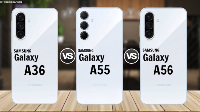 Samsung Galaxy A36 vs A55 vs A56