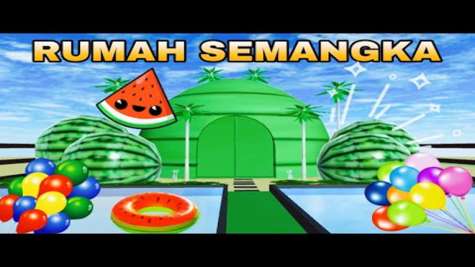 Rumah Semangka di Sakura School Simulator