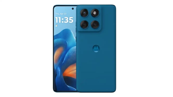 Motorola Edge 60 Fusion Pantone Mykonos Blue