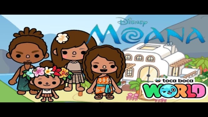 Rumah Moana di Toca Life World