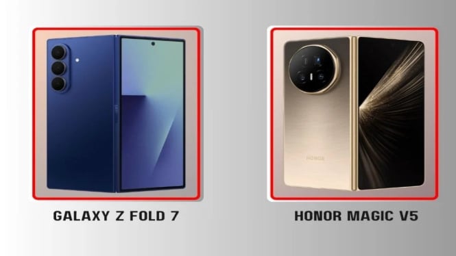 Samsung Galaxy Z Fold 7 vs Honor Magic V5