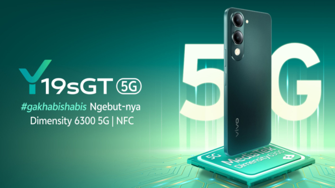 Vivo Y19s GT 5G Resmi Dirilis di Indonesia