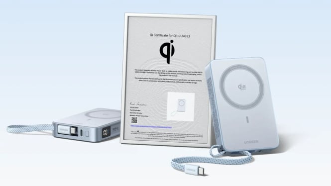 Ugreen Luncurkan Power Bank Qi2.2 Pertama Dunia, Pengisian Wireless 25W Super Cepat