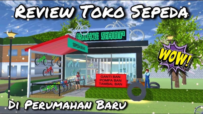 Toko Sepeda Sakura School Simulator Paling Keren