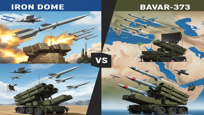 Iron Dome Israel vs Sistem Pertahanan Udara Iran