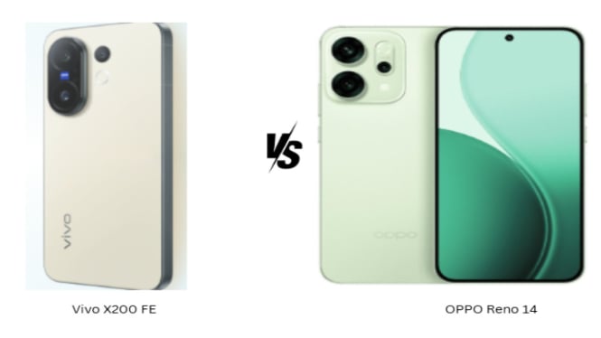 Vivo X200 FE vs OPPO Reno 14