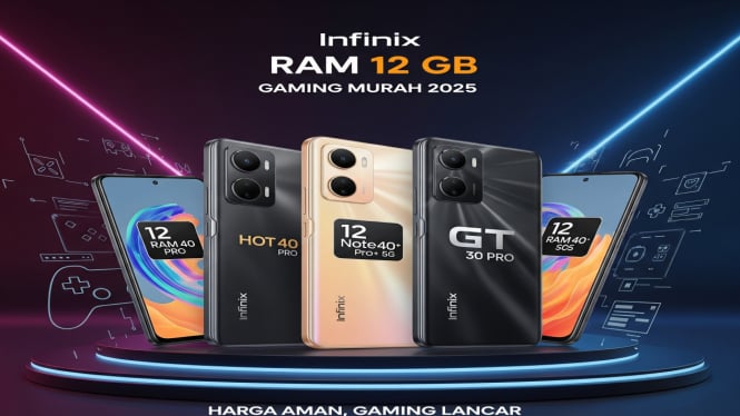 3 HP Infinix RAM 12 GB Termurah 2025