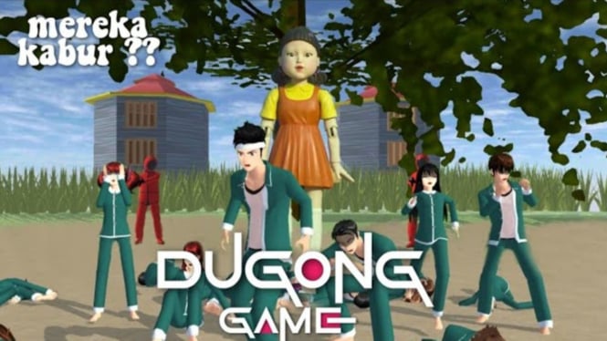 Cara Terbaru Membangun Arena Squid Game di Sakura School Simulator, Lengkap dengan Kode ID Props