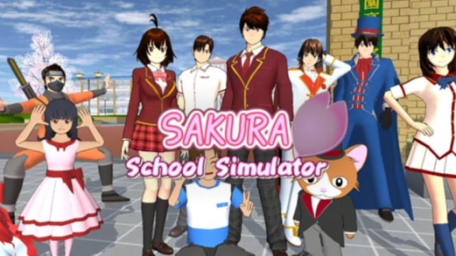 Menjahili Teman Kelas di Sakura School Simulator