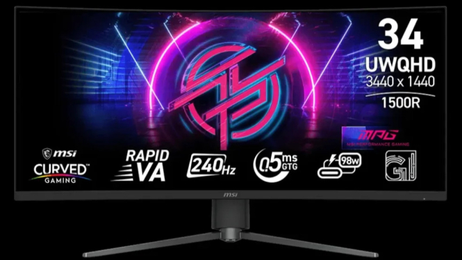 Monitor Gaming MSI Terbaru: 34-Inch Ultrawide 240Hz dengan Teknologi Canggih!