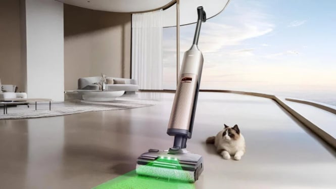 Haier RHXG-H1, Mesin Penggosok Lantai Canggih 20.000Pa