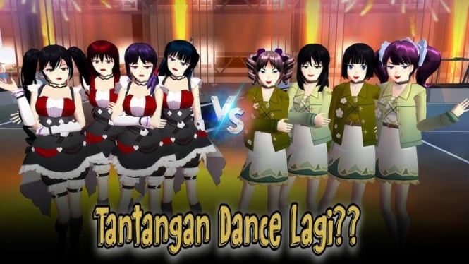 Battle Dance di Sakura School Simulator