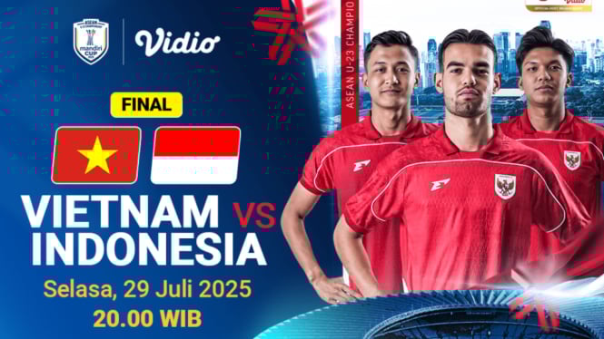 Link Live Streaming Final Piala AFF U-23 2025 Timnas Indonesia vs Vietnam: Selasa 29 Juli Pukul 20.00 WIB