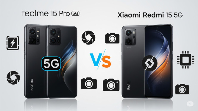 Komparasi Realme 15 Pro 5G vs Xiaomi Redmi 15 5G