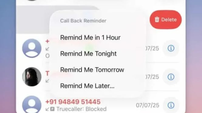 Apple Tambahkan Pengingat Balasan Panggilan di iOS 26, Solusi Cerdas untuk Lupa Balas Telepon!