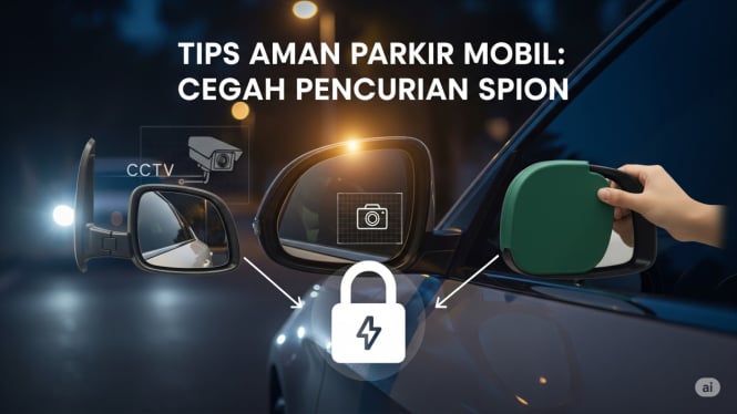 Cara Jitu Cegah Spion Mobil Dicuri