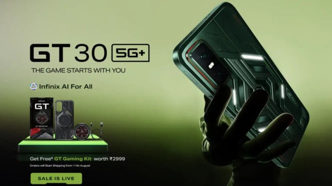 Smartphone Gaming Baru dari Infinix GT 30 Hadir dengan Spek Gahar di Bawah Rp4 Juta!