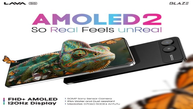 Lava Blaze AMOLED 2 Resmi Rilis