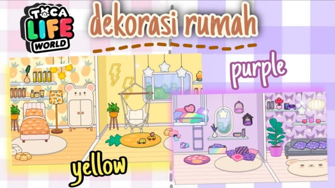 Kamar Girl Aesthetic di Toca Life World