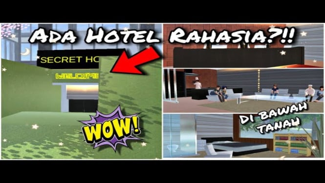 Lokasi Rahasia Bawah Tanah di Sakura School Simulator