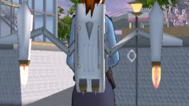 Jetpack di Sakura School Simulator