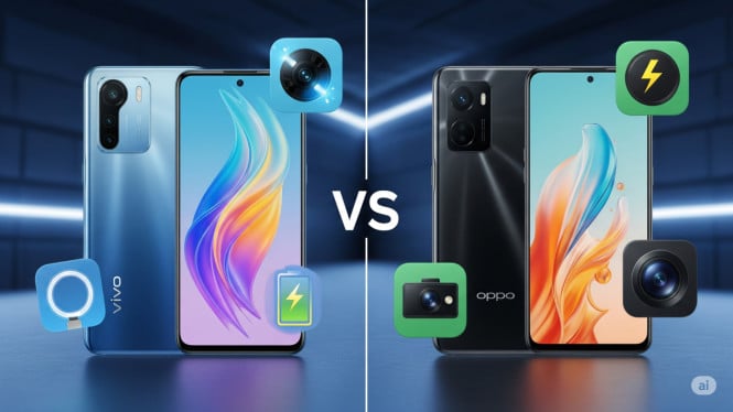 Pertarungan Vivo vs Oppo