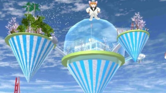 Istana Rahasia di Sakura School Simulator