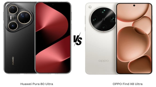 Huawei Pura 80 Ultra vs Oppo Find X8 Ultra