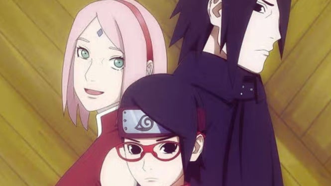 Alasan Sarada Mirip Karin