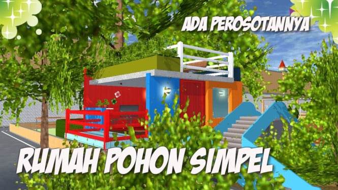 Rumah Pohon di Sakura School Simulator