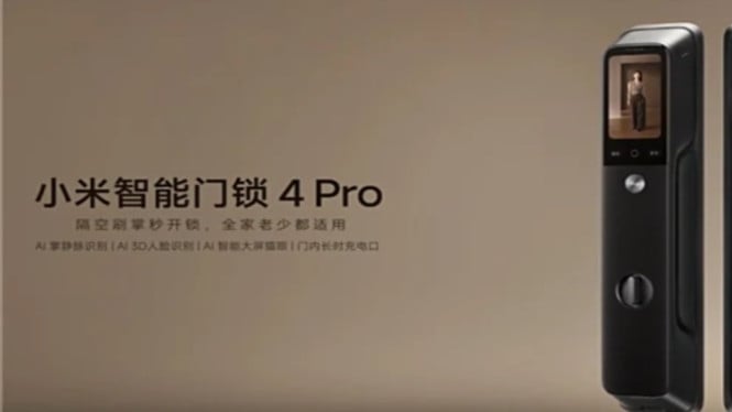 Xiaomi Smart Door Lock 4 Pro Resmi Rilis