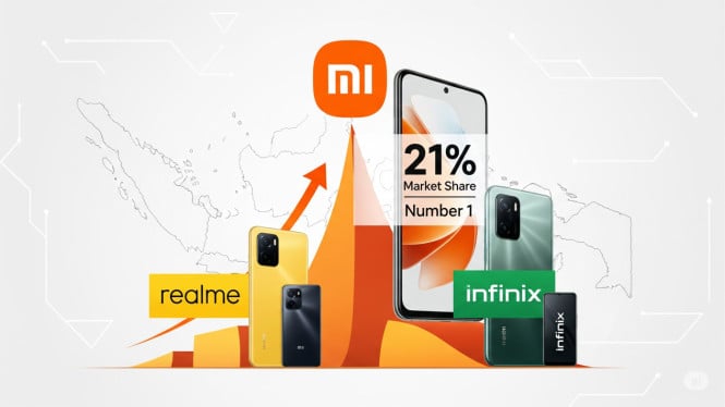 Xiaomi Kuasai Pasar Smartphone Indonesia 2025