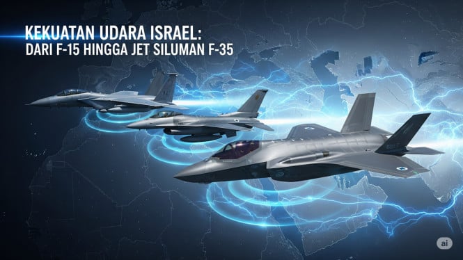 F-15, F-16, hingga F-35I Adir: Koleksi Jet Tempur Israel