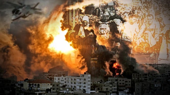 Serangan Israel ke Gaza Semakin Intens, Tank dan Pesawat Tempur Hancurkan Puluhan Bangunan!