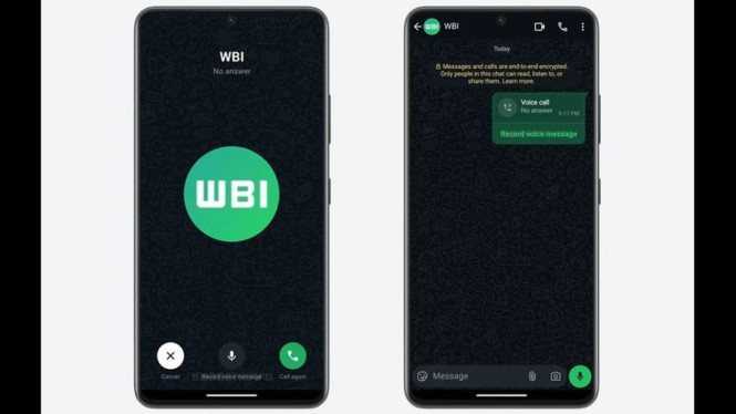 WhatsApp Siapkan Fitur Baru: Kirim Voice Mail untuk Panggilan yang Tidak Terjawab!