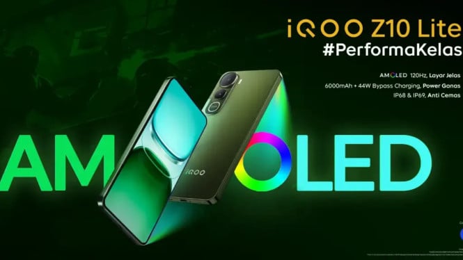 Spesifikasi Gahar, iQOO Z10 Lite Hanya Rp2 Jutaan dengan Snapdragon 685!