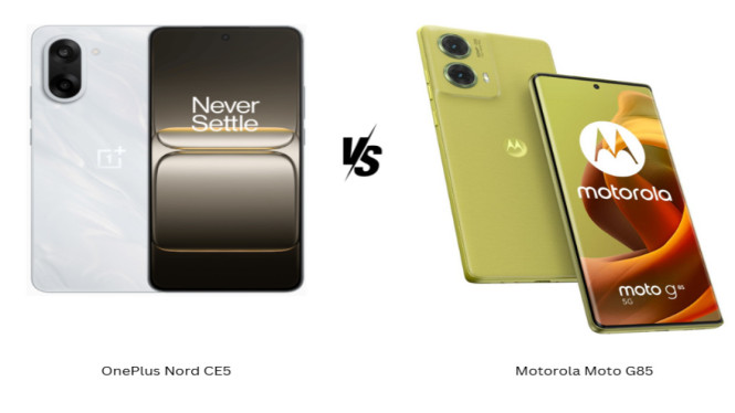OnePlus Nord CE 5 vs Moto G85