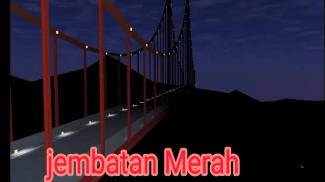Jembatan Gantung di Sakura School Simulator