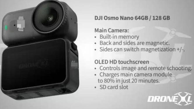 DJI Siapkan Osmo Nano, Kamera Aksi Modular yang Lebih Canggih! Luncur 10 September?