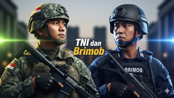 TNI dan Brimob