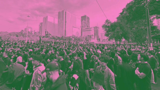 Cara Membuat Foto Profil Pink-Hijau di Media Sosial