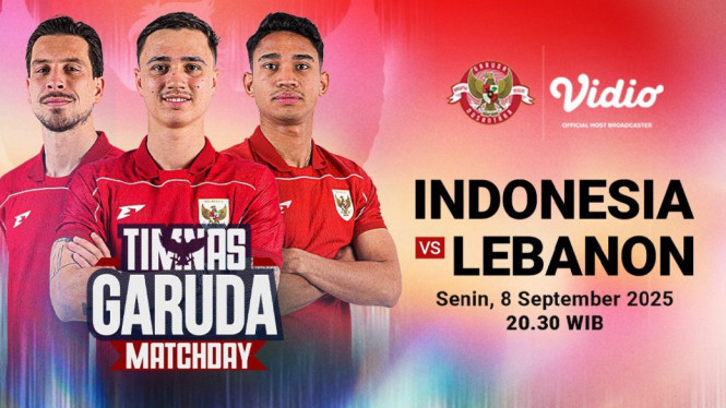 Link Live Streaming Indonesia vs Lebanon di FIFA Matchday 2025 Malam Ini !