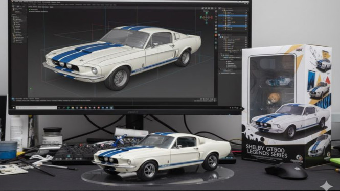 Gemini AI Cetak Miniatur Mobil & Motor Keren Bak Nyata! Ini 10 Prompt Rahasianya yang Lagi Viral!