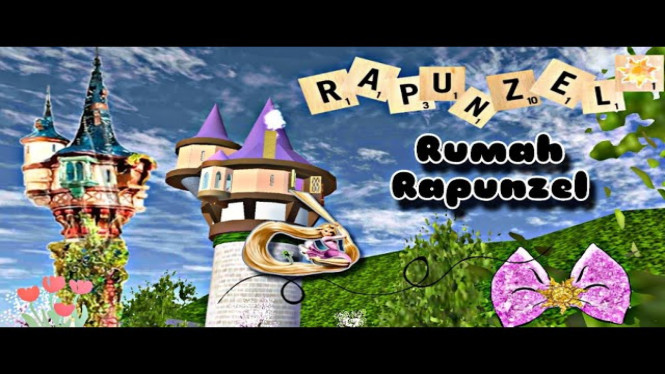 Istana Rapunzel Megah di Sakura School Simulator