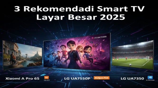 3 Smart TV Layar Besar 2025
