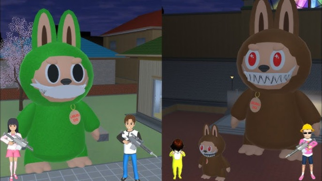 Mod Labubu di Sakura School Simulator, Praktis dan Mudah Dicoba