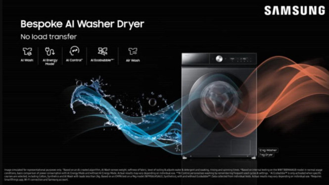 Samsung Bespoke AI Mesin Cuci dan Pengering