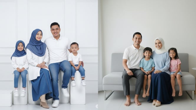 Menggabungkan Foto Keluarga dengan Gemini AI